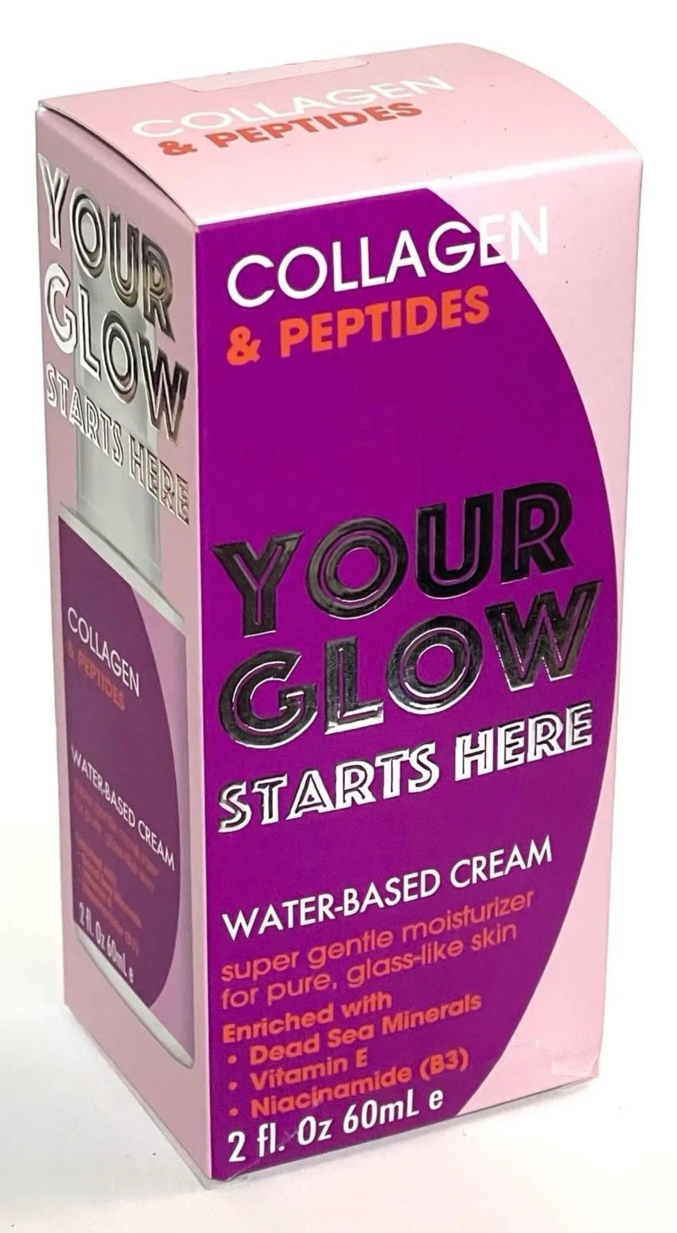 Collagen & Peptides Water-Based Cream Your Glow Starts Here