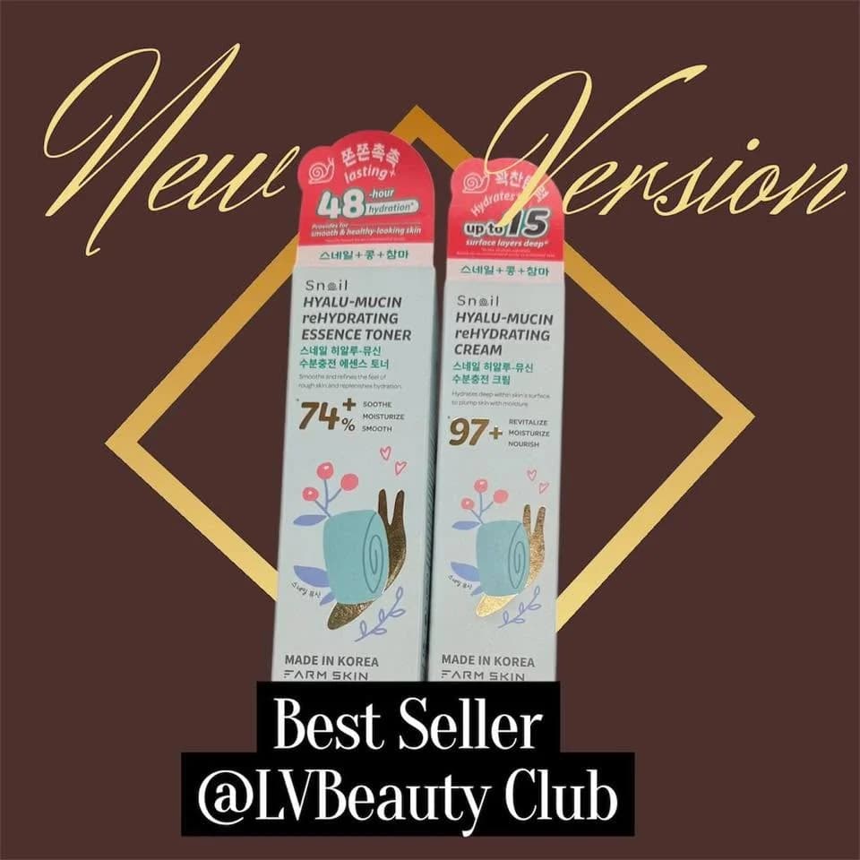 [FARMSKIN] Snail Hyalu- Mucin Rehydrating Essence Toner variant image 1