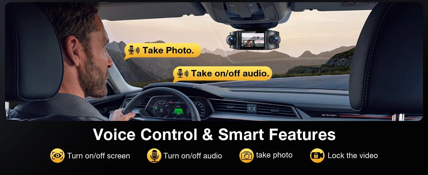 4 Channel 360° Dash Cam, 4K Front + 1080P Rear/Left/Right, 5GHz WiFi 30MB/s product image 18