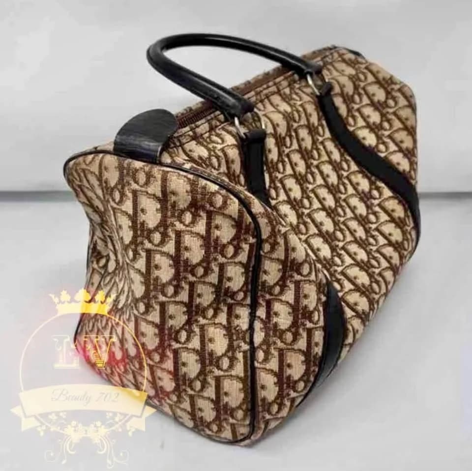 CHRISTIAN DIOR monogram canvas & leather speedy bag 29 Size 13” x 8” x9” variant image 2