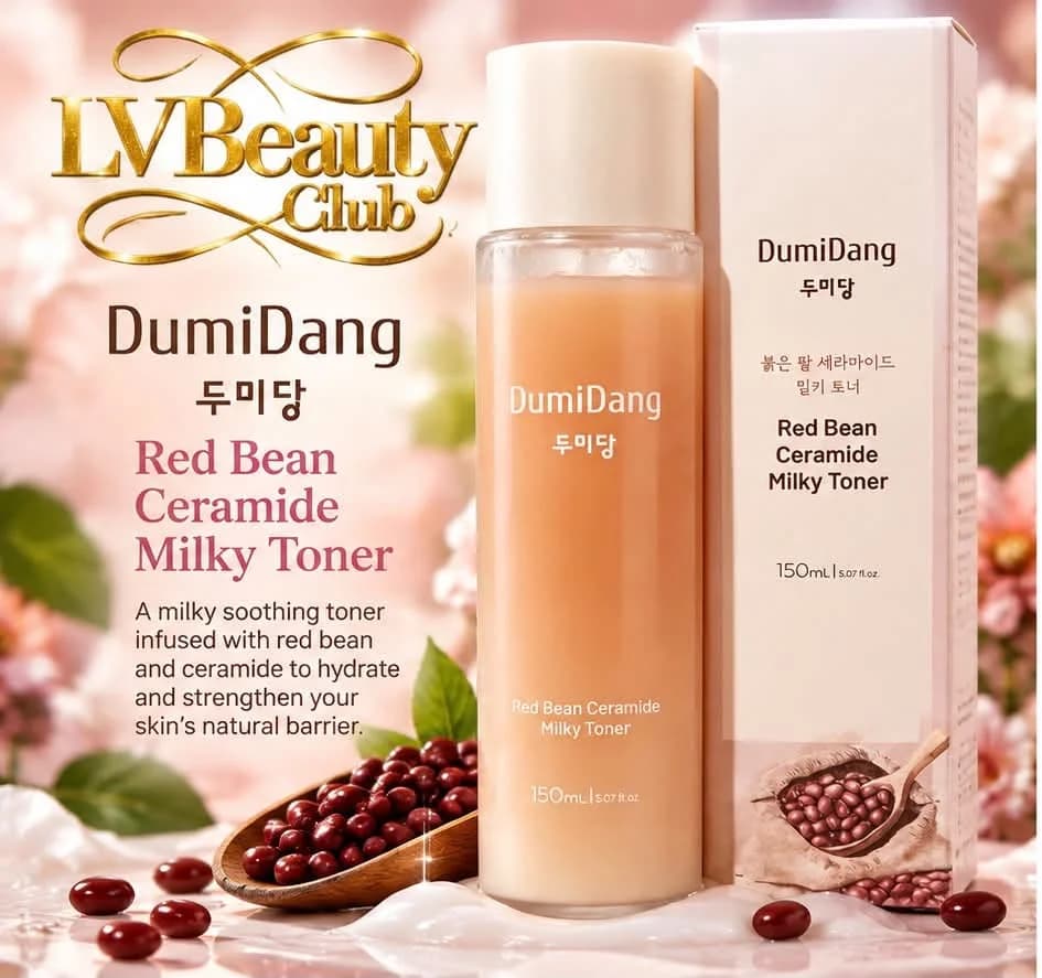 DumiDang Red Bean Ceramide Milky Face Toner Hydrating Soothing 150mL