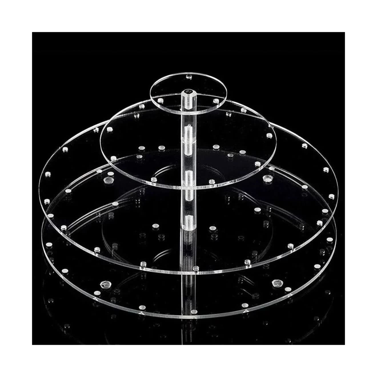 CLEAR ACRYLIC CAKE POP, CANDY DECORATION
